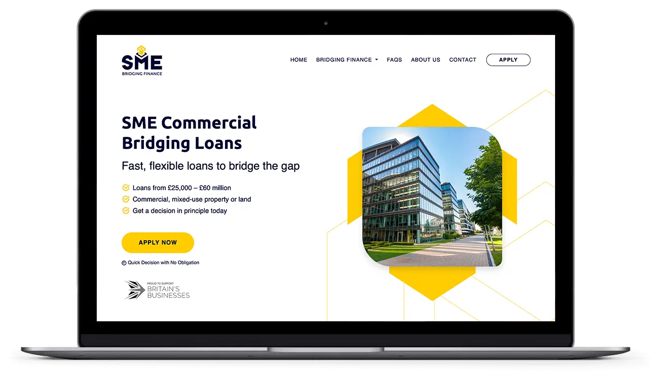SME Bridging Finance Website