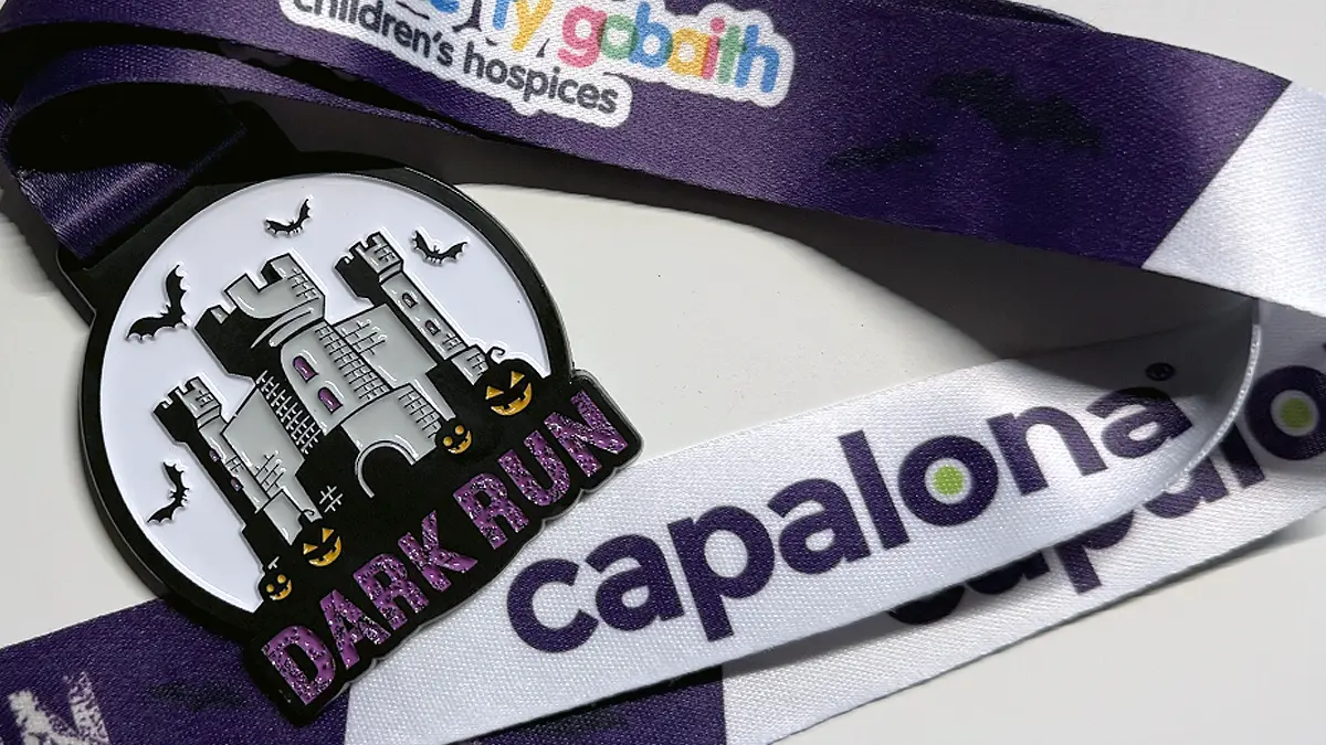 Capalona becomes Medal Sponsor for Hope House Ty Gobaith Dark Run 2024