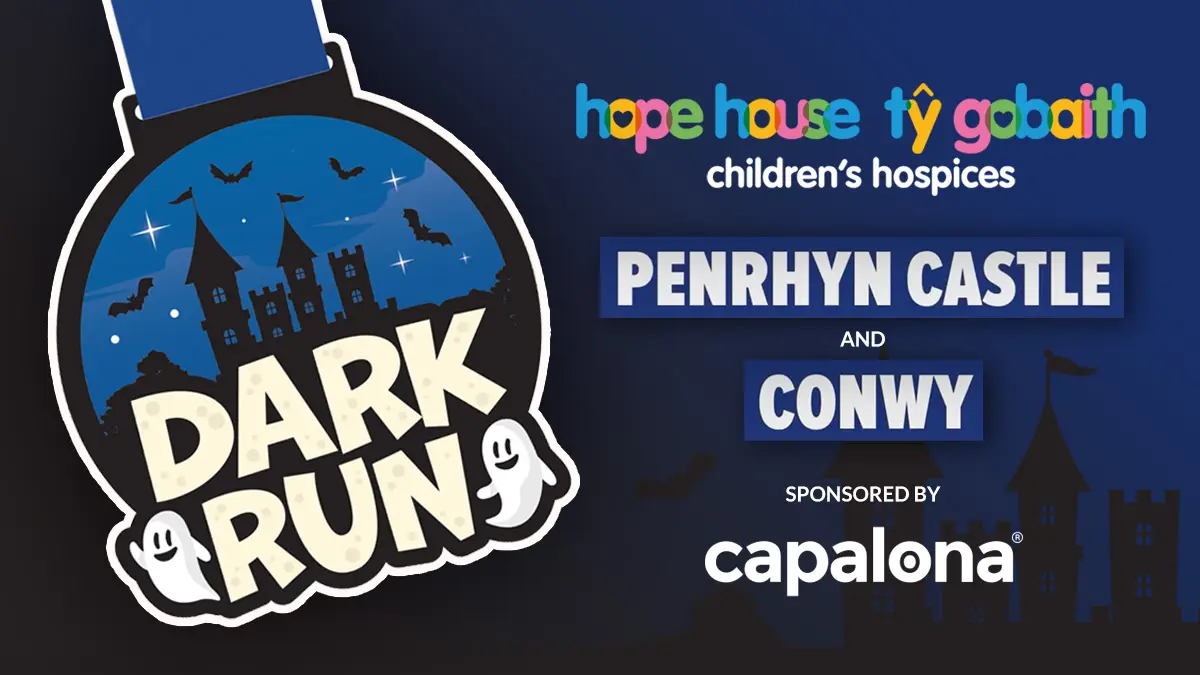 Capalona becomes Medal Sponsor for Hope House Ty Gobaith Dark Run 2025