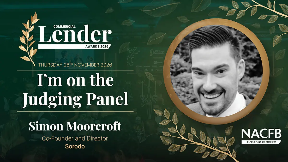 Sorodo CTO Simon Moorcroft Named NACFB Lender Awards Judge 2026